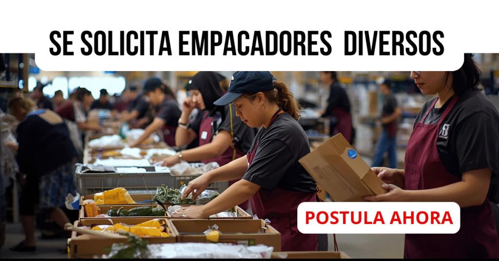 📦 Se Solicita Personal de Empaque