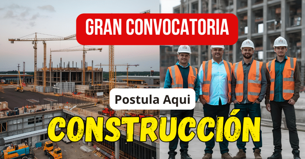 🧱 GRAN CONVOCATORIA PARA CONSTRUCCIÓN