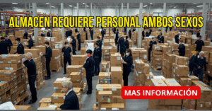 🏢 Almacén Requiere Personal Ambos Sexos